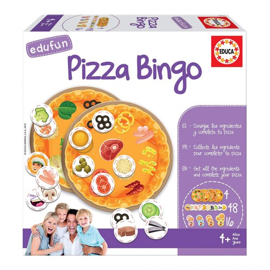 Edufun Pizza Bingo Edufun Pizza Bingo
