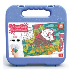 Educa Colouring Dinosaurios Neon