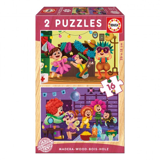 2x Super Puzzle 16 Madeira Festa de Disfarces