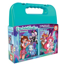 Educa Maletín 2x20 Puzzle Enchantimals Educa Maletín 2x20 Puzzle Enchantimals