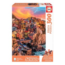 Puzzle 300 XXL Manarola, Cinque Terre, Itália Puzzle 300 XXL Manarola, Cinque Terre, Itália