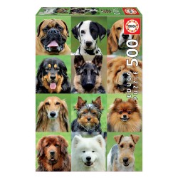 Puzzle 500 Collage de Perros Puzzle 500 Collage de Perros