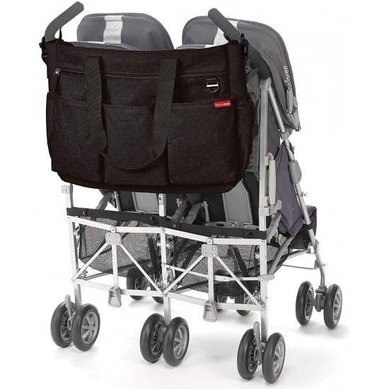 Skip Hop Duo Double Changing Bag Black