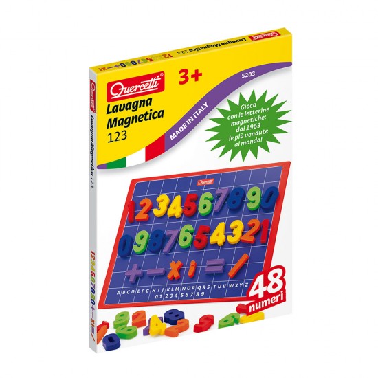 Quercetti Magnettafel 48 Stück 123