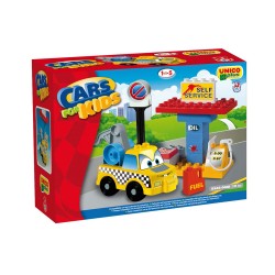 Unico Carrinho 19 Peças Encaixe