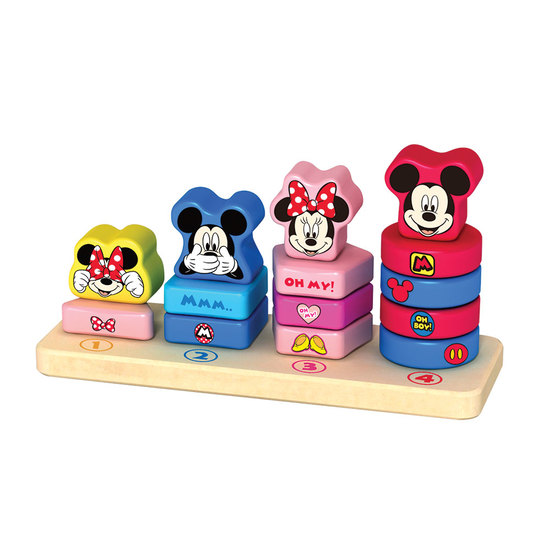 Disney Holz Zählsatzstapler