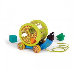 Oops Wooden Pulling Toy Snail