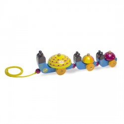 Oops Wooden Pulling Toy Snake