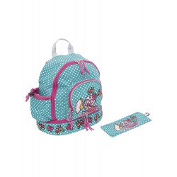 Laken Mochila Infantil Verde y Rosa 27 cm (2 años) con Bolsillo Térmico Katuki-Baby Flamenca Laken Mochila Infantil Verde y Rosa 27 cm (2 años) con Bolsillo Térmico Katuki-Baby Flamenca