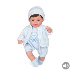 Bonecas Arias Elegance 33 cm Lua Azul com Gorro + Som - 60257