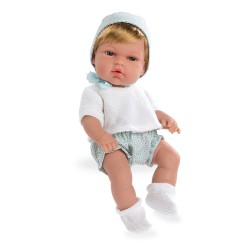 Bonecas Arias Elegance 33 cm Natal Azul - 60226