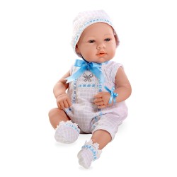 Muñecas Arias Elegance 42 cm Real Baby Azul Swarovski Elements - 95009
