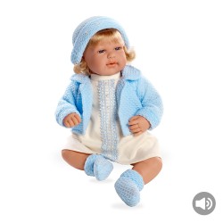 Muñecas Arias Elegance 45 cm Mies Azul Swarovski Elements c/ Sonidos - 95204