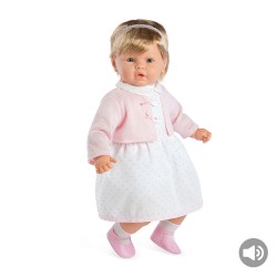 Muñecas Arias Elegance 62 cm Leonor Rosa con Sonido - 65226