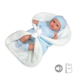 Muñecas Arias Elegance PB 33 cm Erea Azul con Nana + Sonido - 50252