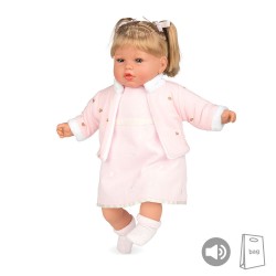 Muñecas Arias Elegance PB 50 cm Fanny Rosa con Sonido - 55241