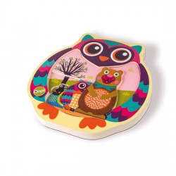 Oops Holz Mehrschichtiges Puzzle 4 Stück Wald