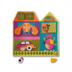 Oops Wooden Puzzle 17/20 pcs City