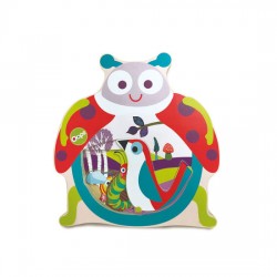 Oops Wooden Multi-Layer Puzzle 4 pcs Ladybug