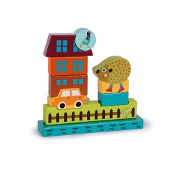 Oops Wooden Magnetic Puzzle 8/11 pcs Hedgehog